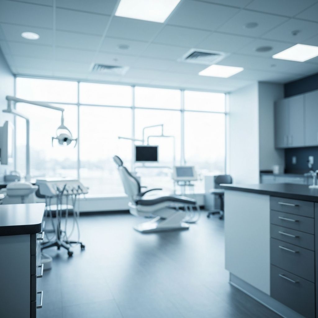 Modern healthcare clinic